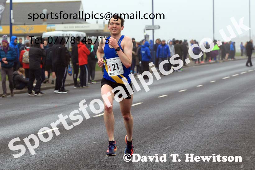 Senior mens 12 Stage 2023 Northern Mens 12 stage and Womens 6 Stage Relays and Young Athletes, Redcar. Photo: David T. Hewitson/Sports for All Pics